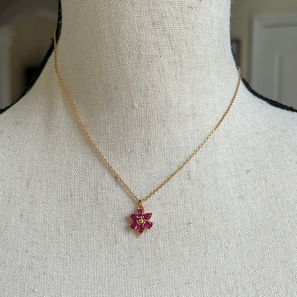 Kate Spade "First Bloom" Mini Pendant Necklace - NWT - Picture 4 of 11
